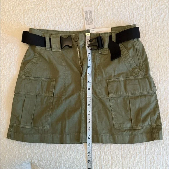NWT American Eagle Hi-Rise A-Line Utility Skirt - Size 2 - Picture 7 of 10